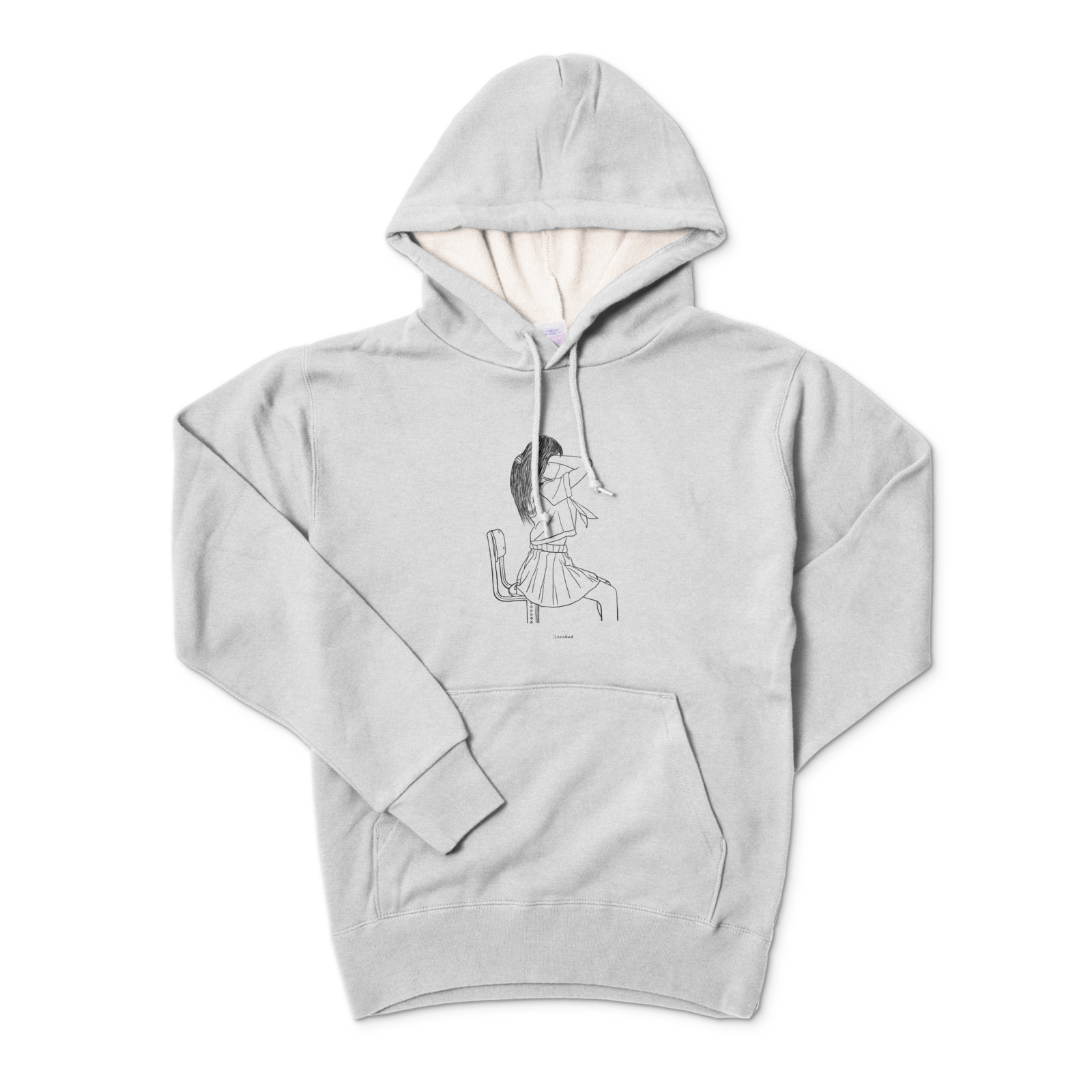 Ecobad パーカー 君の夏 正面印刷 グラフィックファッションアイテム専門店ecobad エコバド