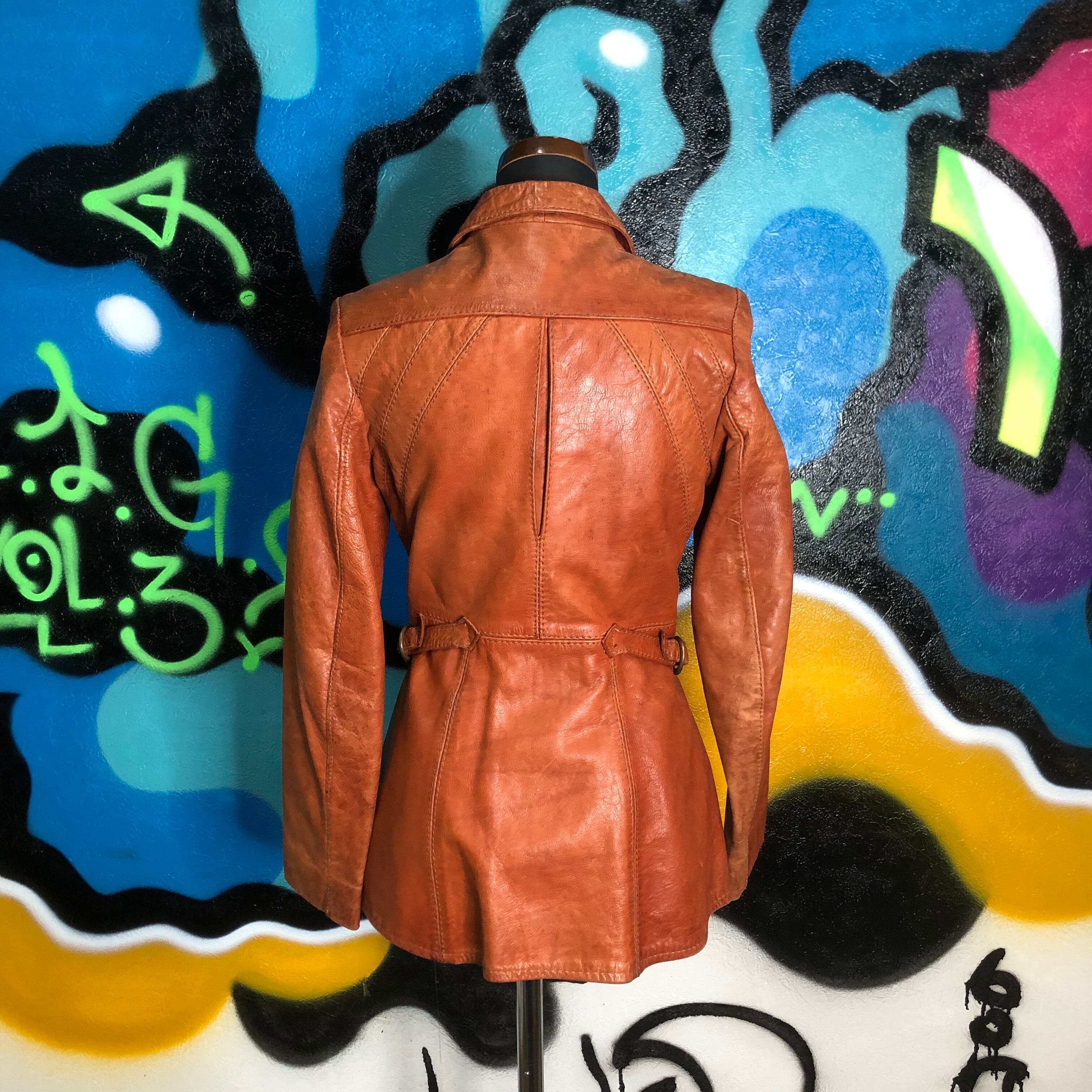 70's USA Vintage leather jacket Gandalf Richard Mark Buchanan