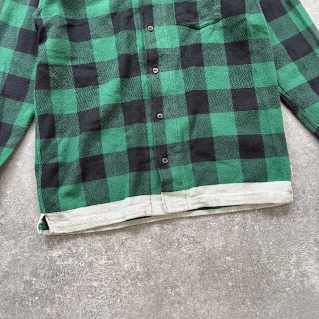 GOODENOUGH】グッドイナフ バッファローチェック オープンカラー