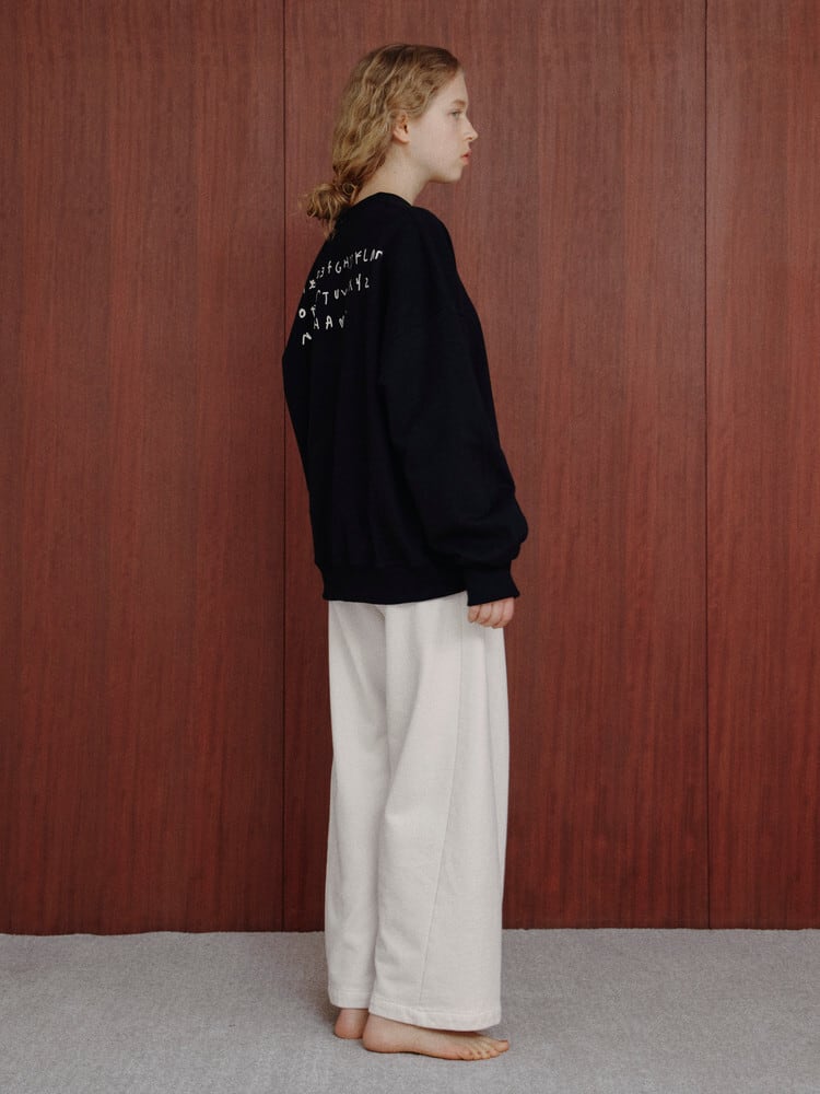 NOKCHA × MOMO 】alphabet sweat pullover(unisex) | valance 福井