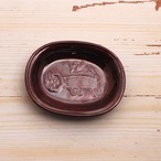 【トラネコボンボン 】オーバル豆皿「ライオン・ブラウン」