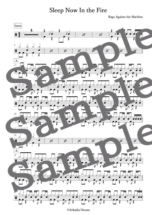 Sleep Now In the Fire（Rage Against the Machine）
