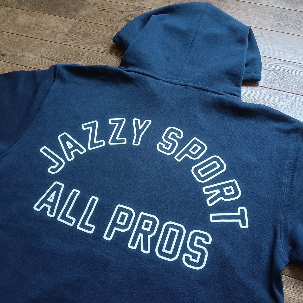 J.S. All Pros カレッジ ロゴ ジップアップ フーディー（ネイビー