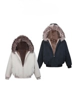 BOOGOOVOGUE Lychee Leather Fur Jacket