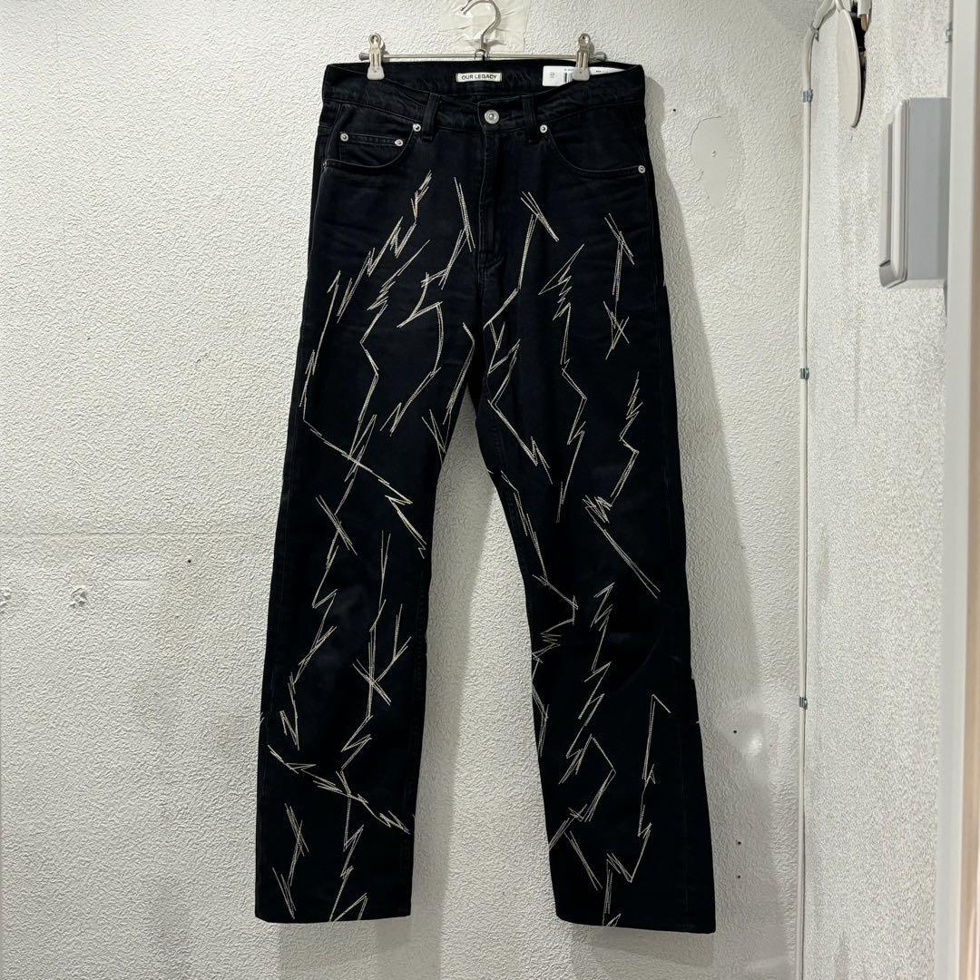 OUR LEGACY アワーレガシー M2205SZ ジグザグデニムパンツ 29 【表参道  