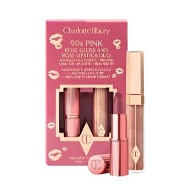 【Charlotte Tilbury】限定GLOSS & LIPSTICK DUO グロス&リップスティックデュオ 90s PINK