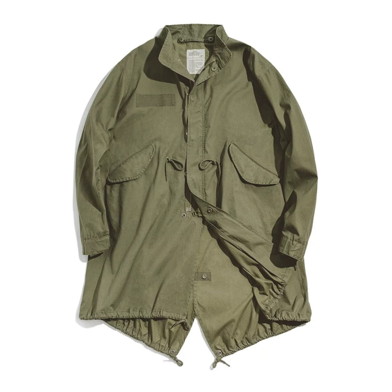 Martin canvas stand collar long length jacket 00149