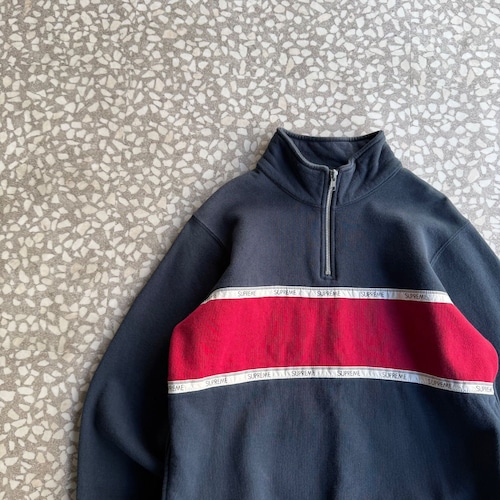Supreme / 17ss half zip sweat size S