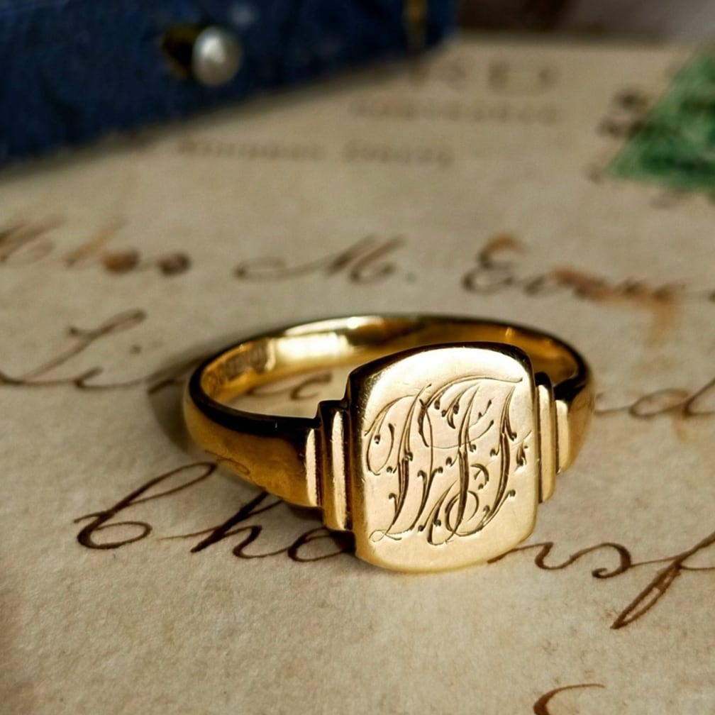 イニシャルリング | シグネットリング専門店｜オレオール