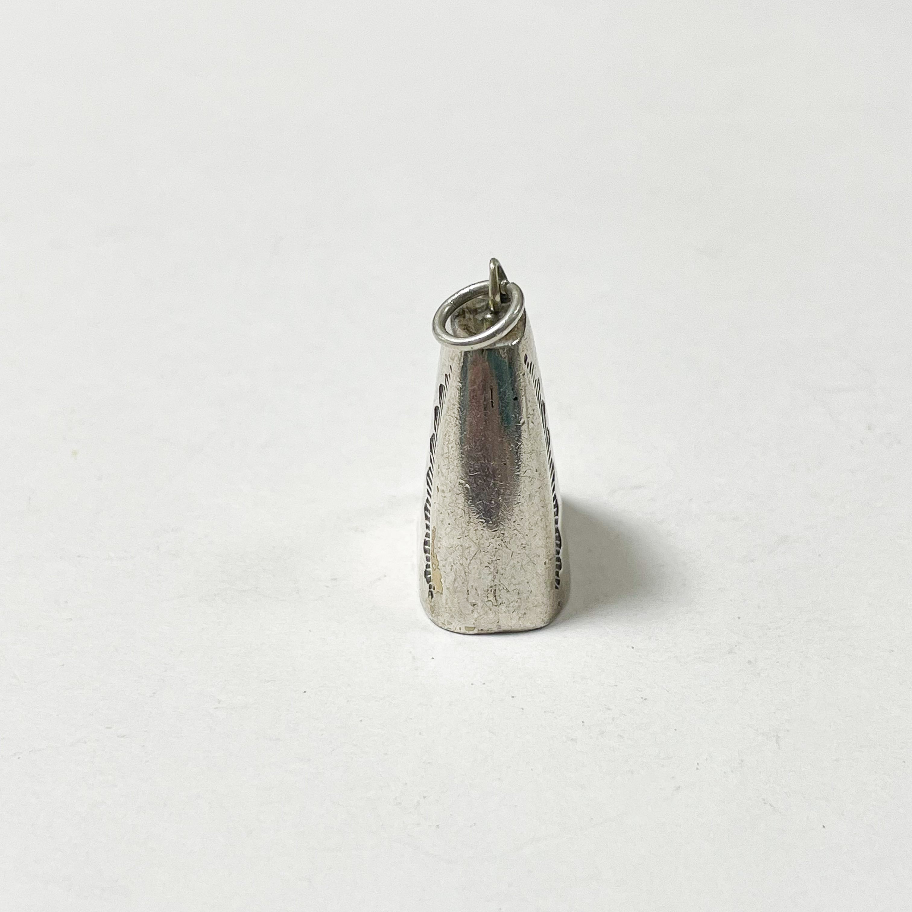 Vintage Southwestern Bell Trading Post Sterling Mother In Law Bell