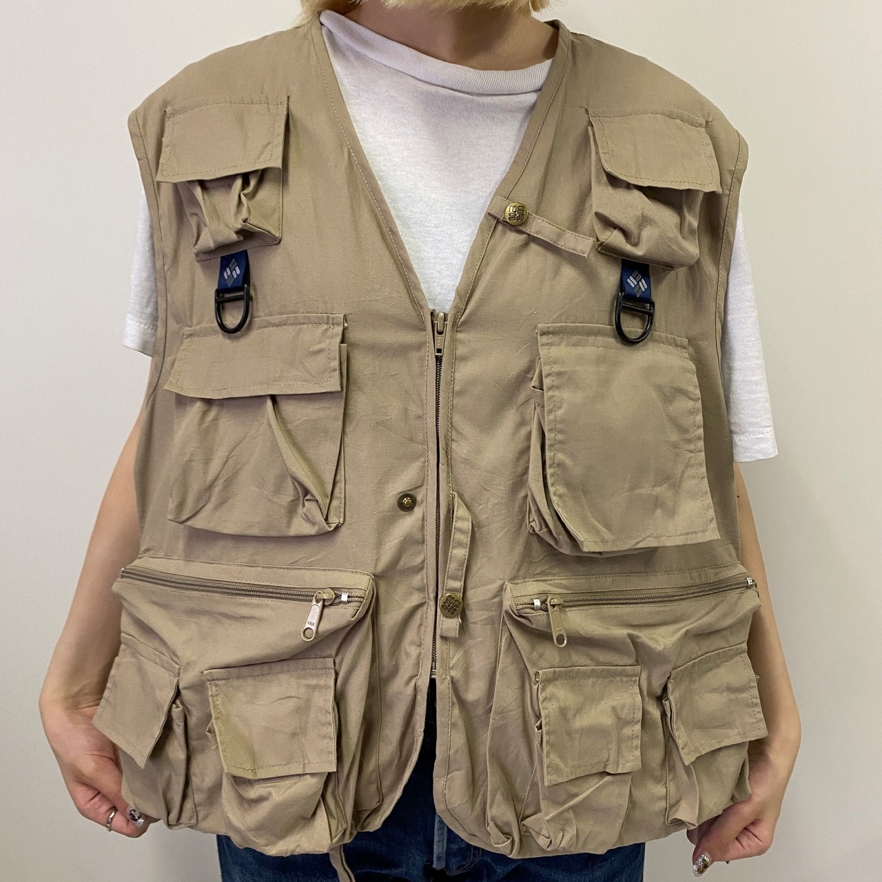 90年代 ヴィンテージ Columbia コロンビア PFG 多ポケット 