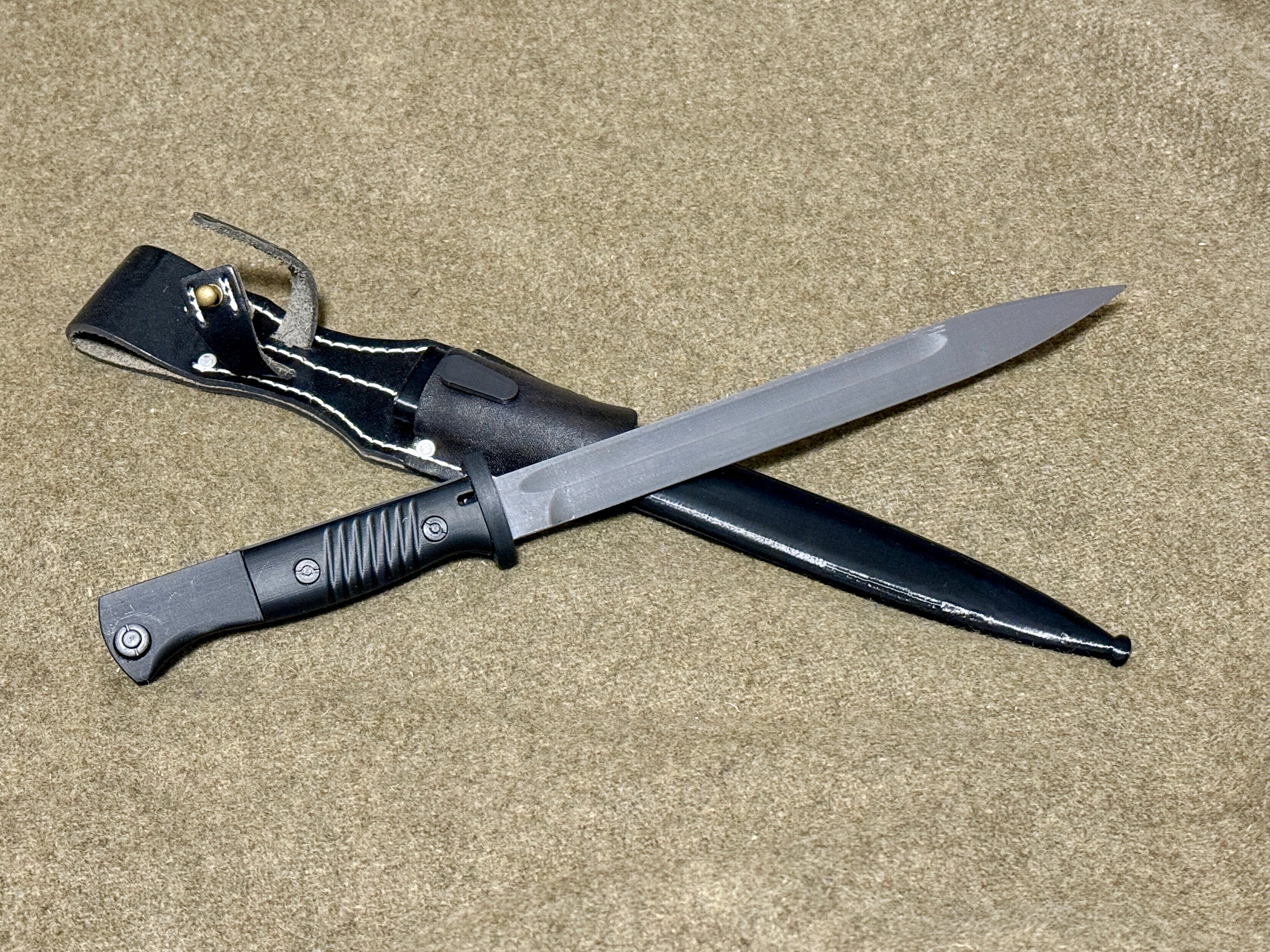WWII ドイツ軍 銃剣＆銃剣吊りセット(安全品) | アイヘンバウム