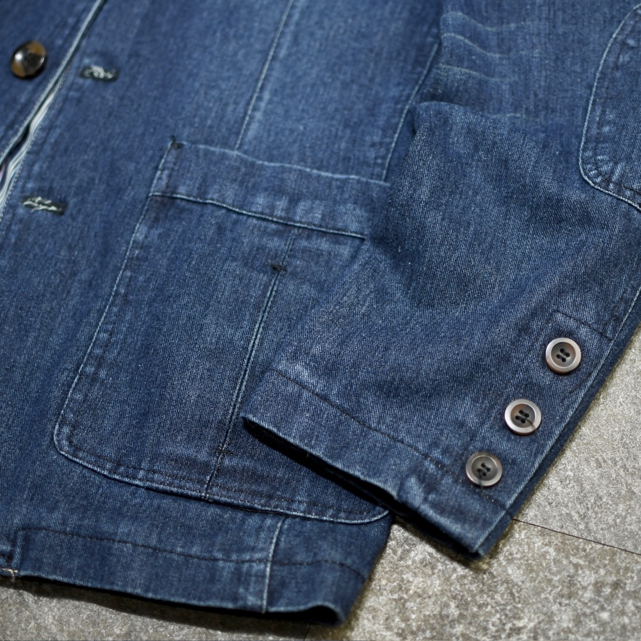 design denim tailored jacket