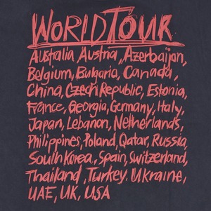 【VETEMENTS】WORLDTOUR LOGO T-SHIRT