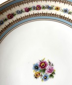 リモージュ Charles Ahremfeldt 小花ブーケのコンポティエ Limoges　コンポート 15TWf12