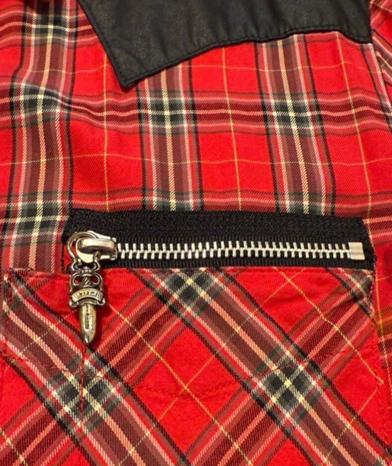 CHROME HEARTS クロムハーツ CHプラス ボタン BSフレア 長袖シャツ
