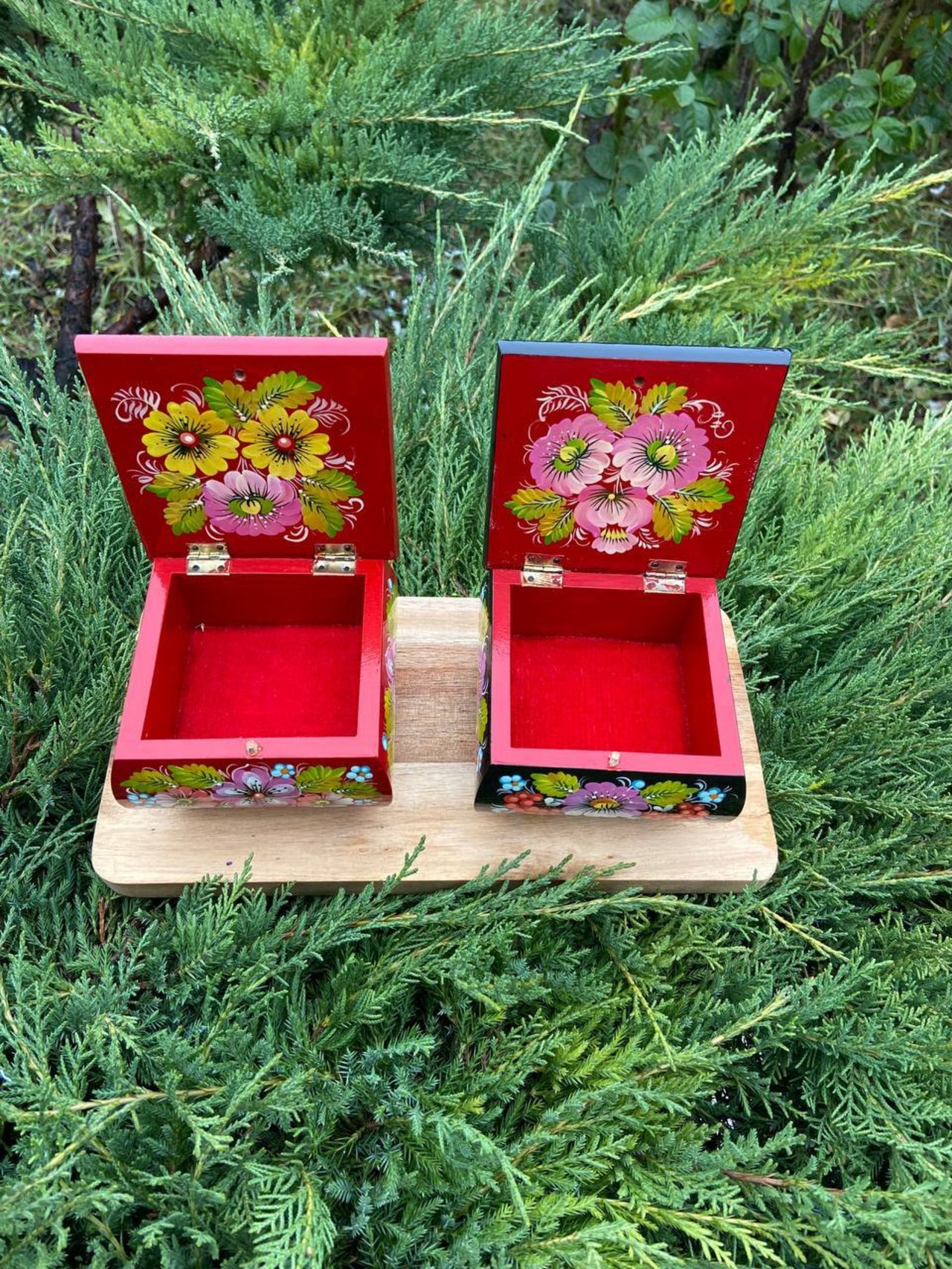 ペトリキフカ・ジュエリーボックス 12сm（ホメンコ） - 14