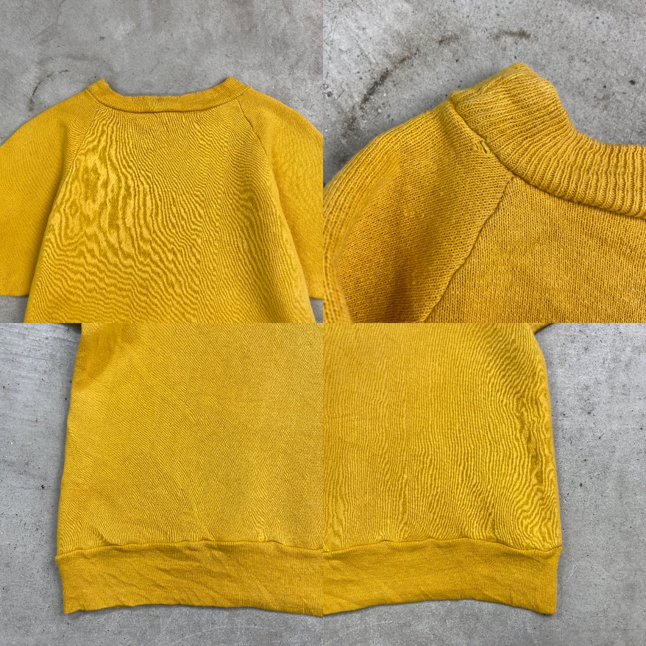 60年代 WIDSOR WEAR SCHS 半袖スウェットシャツ カレッジロゴ  