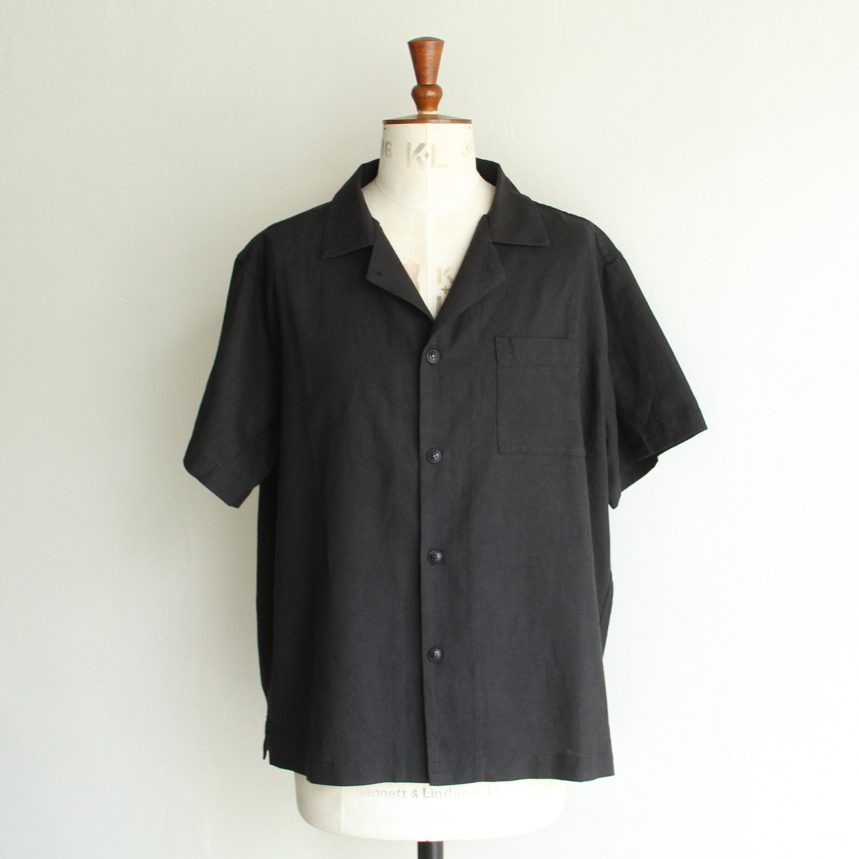 alvana Linen open collar shirt | Terminal
