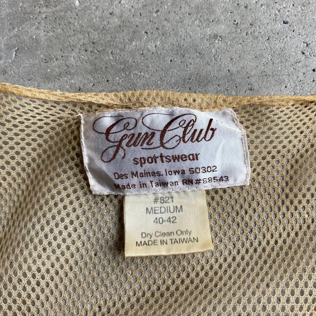 80年代 ヴィンテージ Gun club ハンティングベスト メンズL相当 古着