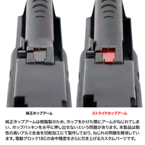 NINEBALL】東京マルイ / 電動グロック18C ストライクホップアーム