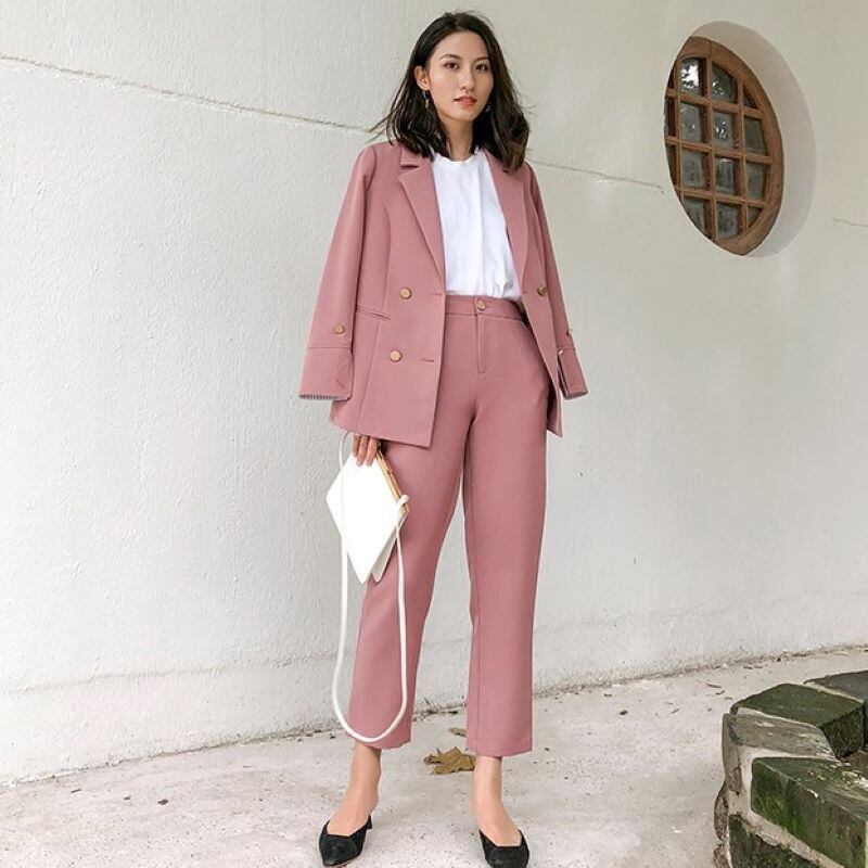 セットアップ パンツスーツ レディース おしゃれ レディース スーツ ジャケット パンツ オフィスカジュアル レディース セットアップ テーラードジャケット レディース スーツ パンツ 結婚式 お呼ばれ 入園式 卒園式 入学式 卒園式 七五三 ママスーツ ピンク P8115