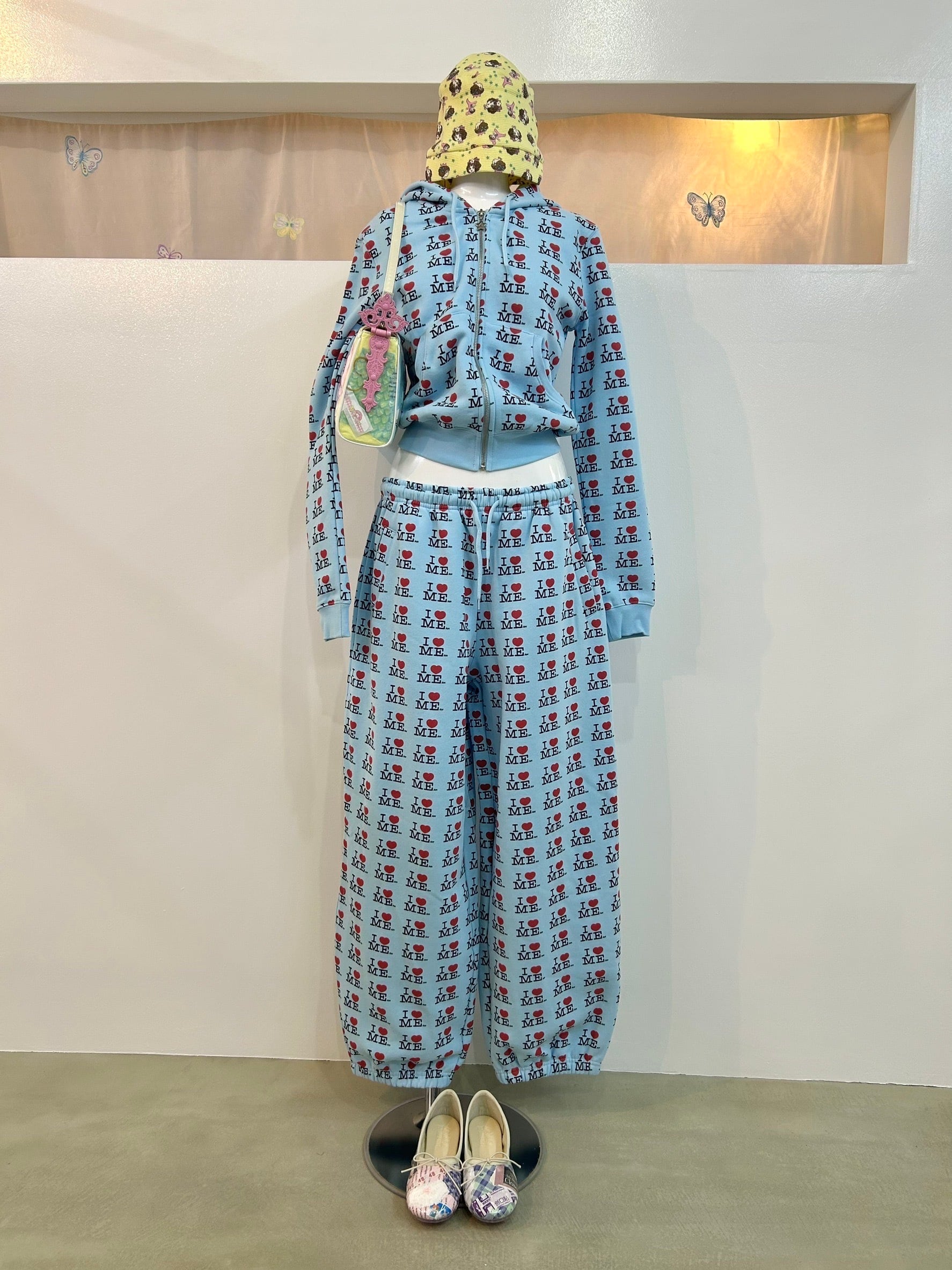 Ashley WILLIAMS I♡ME joggers / blue