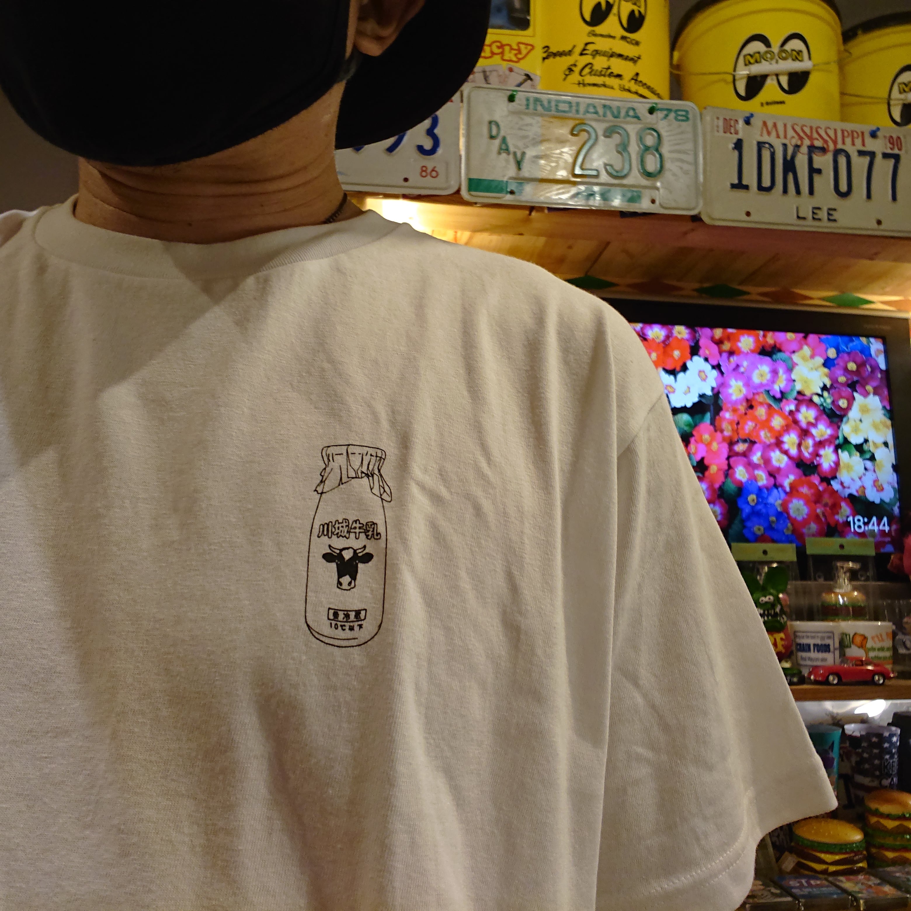 【昭和レトロ】川城鉱泉Tシャツ【コラボ】