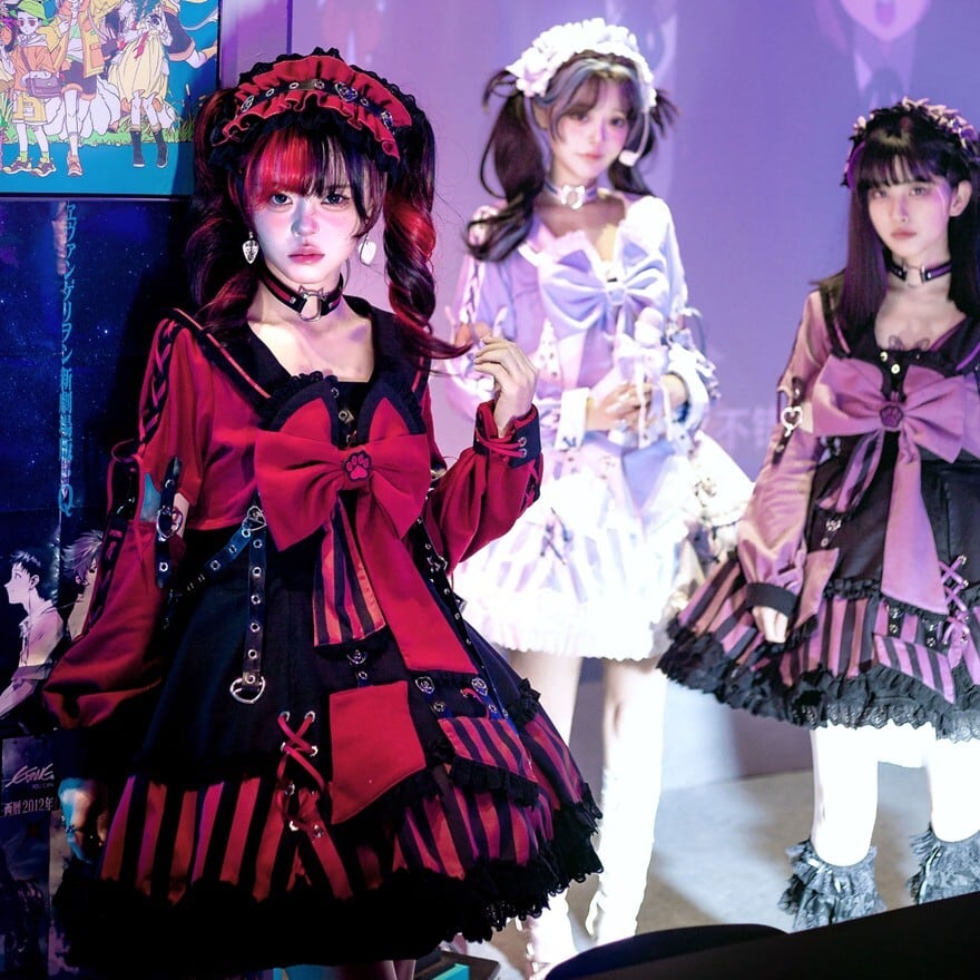 予約商品11月まで 出荷12月下旬 地雷系 キラキラアイドル衣装 ワンピース ライブ ステージ 地下アイドル