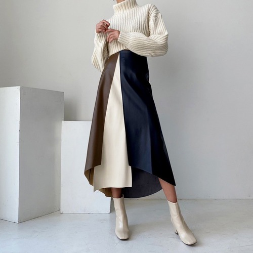 patchwork skirt　10034