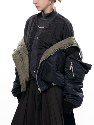 【26AW】Maison MIHARA YASUHIRO ミハラヤスヒロ / フライトジャケット /  Shifted Layer Flight Jacket