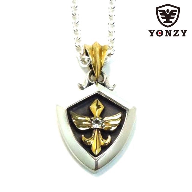 YONZY Phoenix Necklace  SV  ブラックスピネル