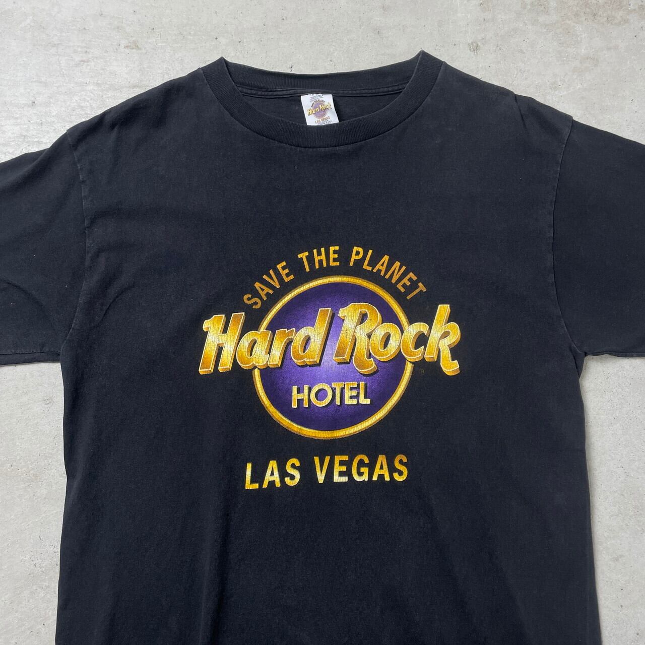 90年代 USA製 HARD ROCK HOTEL LASVEGAS ハードロックホテル プリントT 
