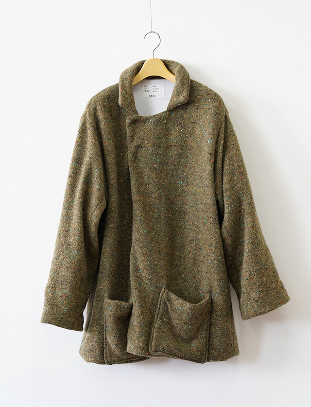 aulico :  WOOL JACKET / GREEN