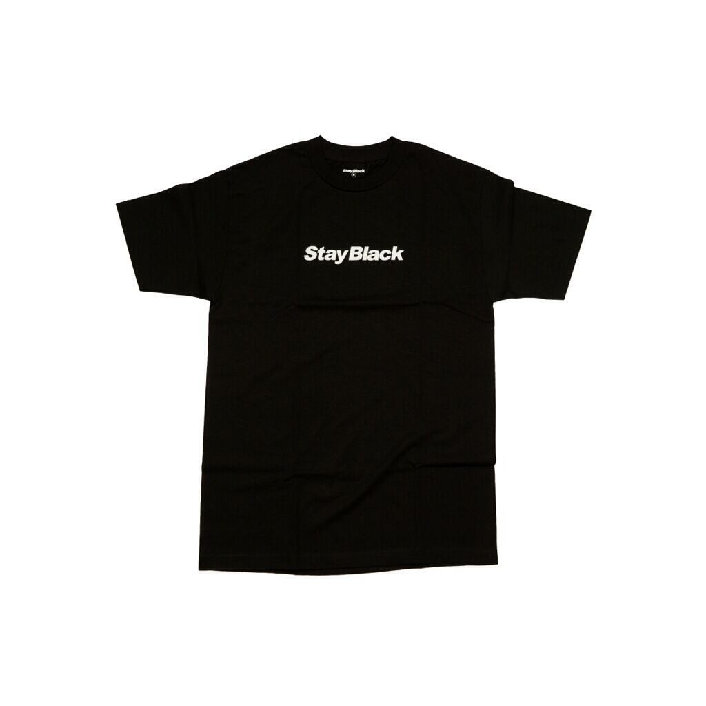 Stay Black Original Logo Tee -Black