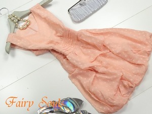 ★送料無料★11号☆ドット柄キュートクシュクシュワンピ(OPN0438)