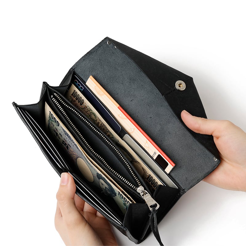 ブッテロレターウォレットL（Letter Wallet L BLK / W085DN） | dono