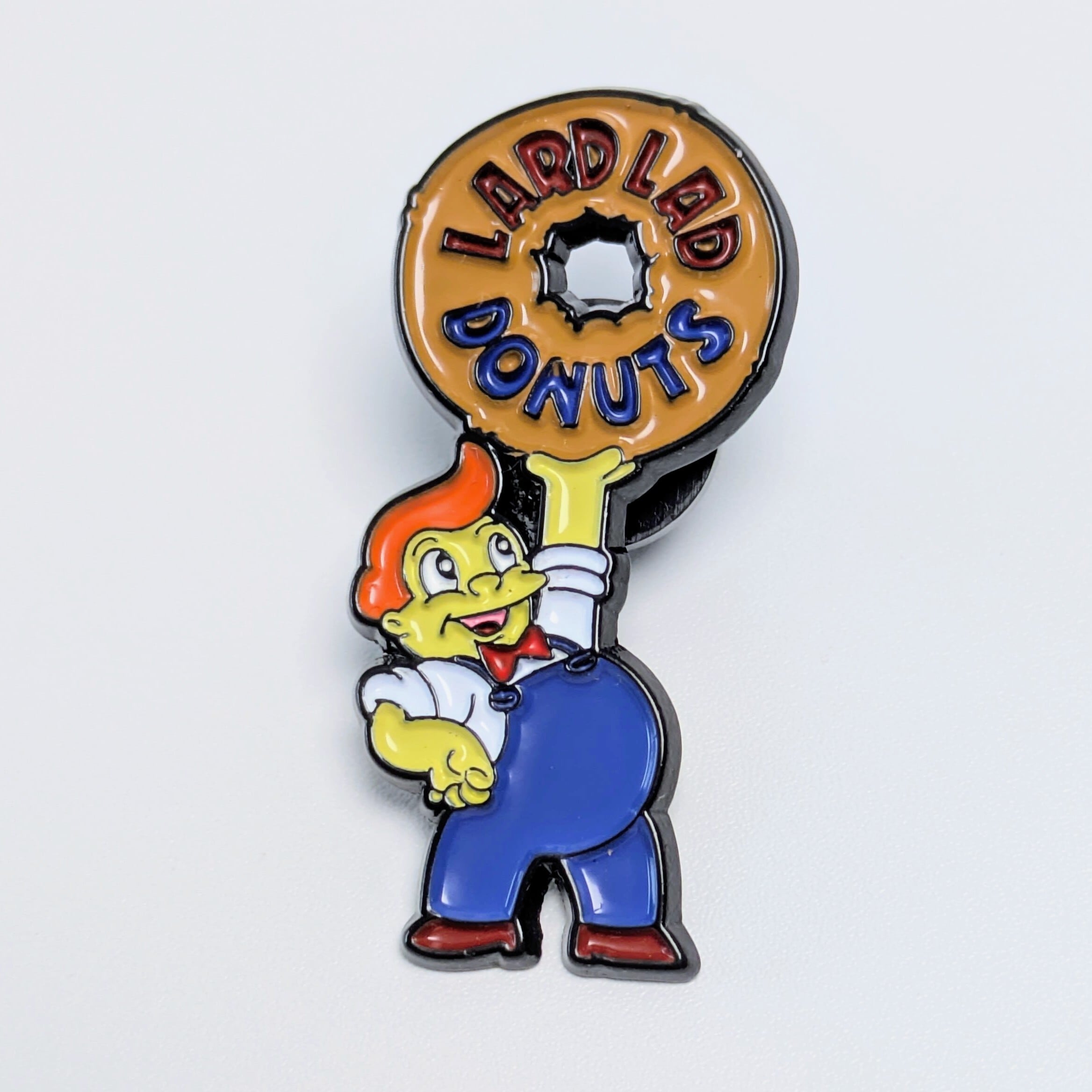 送料無料！ ★ピンズ PINS★ピンバッジ 【 The Simpsons ・ザ シンプソンズ   】ラード・ラッド・ドーナツ( Lard Lad Donuts )マスコットキャラ〚アメリカン雑貨 アメトイ〛