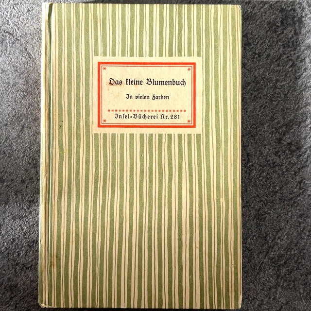 インゼル文庫 281番 小さな花の図鑑 ドイツ 古書_2512008-2