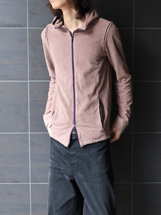 【ripvanwinkle】towel zip up hoodie