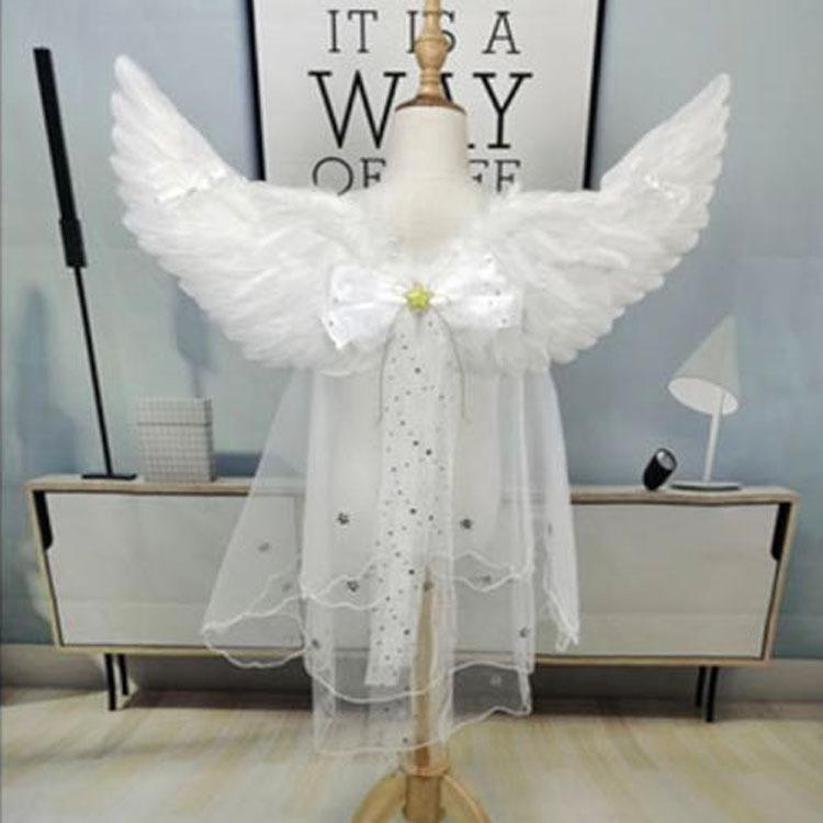 ハロウィン 仮装 キッズ 面白い 天使の羽 天使 仮装パーティー ハロウィン 仮装 キッズ 面白い 天使の羽 天使 仮装パーティー