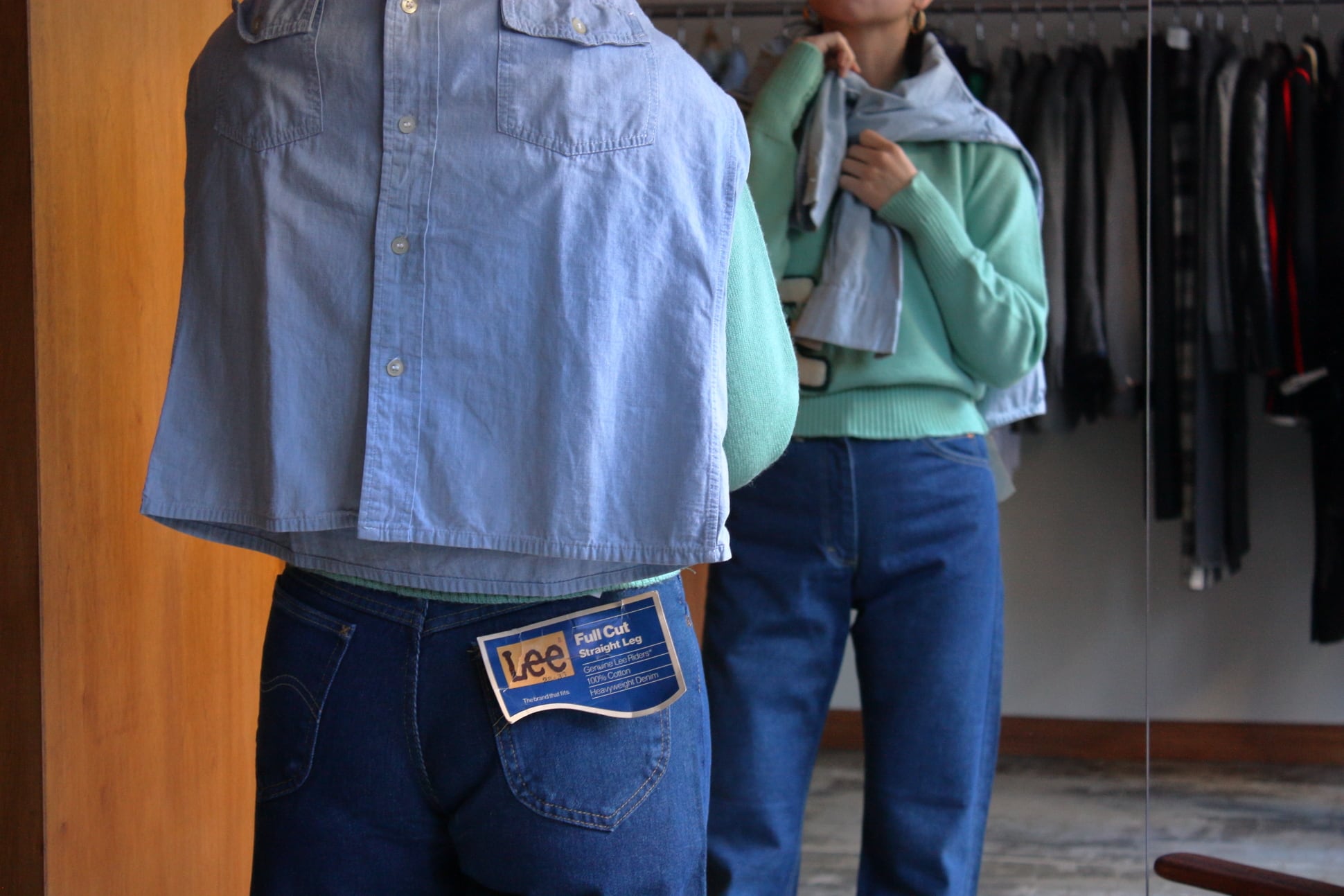 80s Lee 200 Straight Leg Denim Deadstock | Swallow Equipments