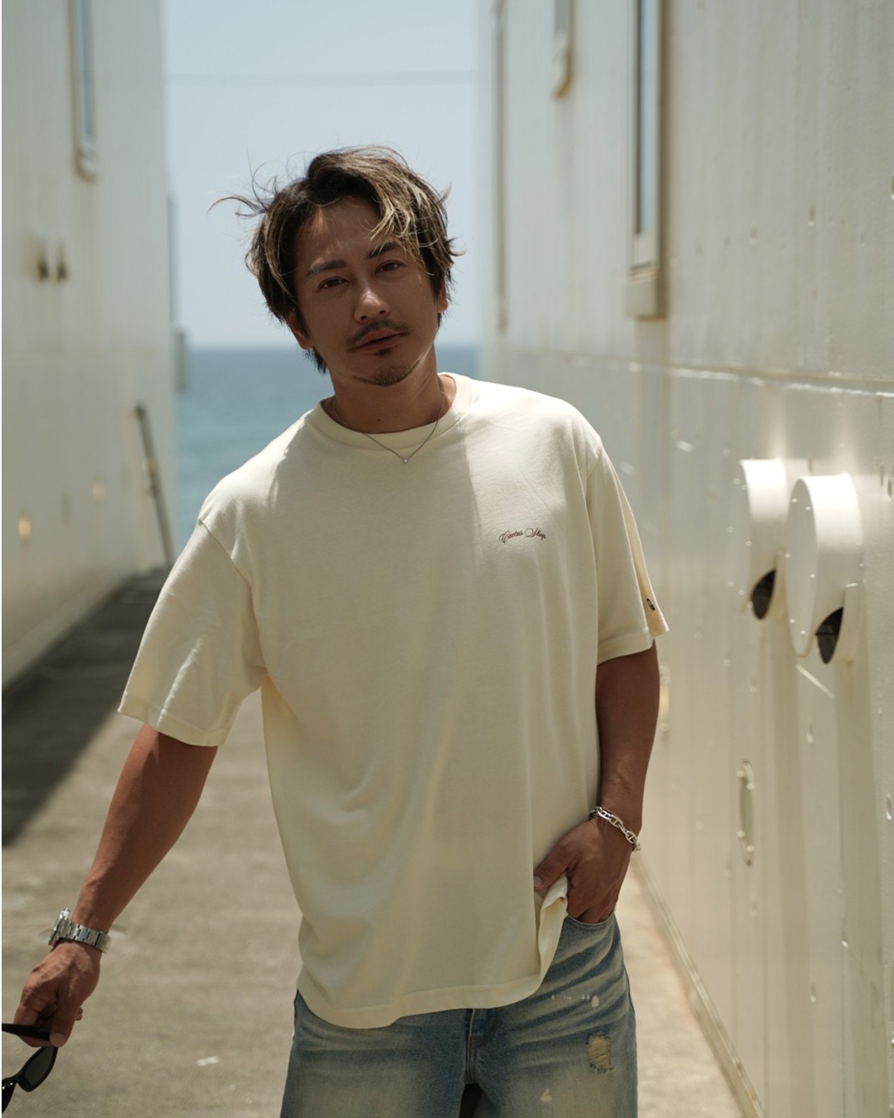 【#Re:room】CACTUS SHOP ANGEL PRINT T-SHIRTS［REC847］