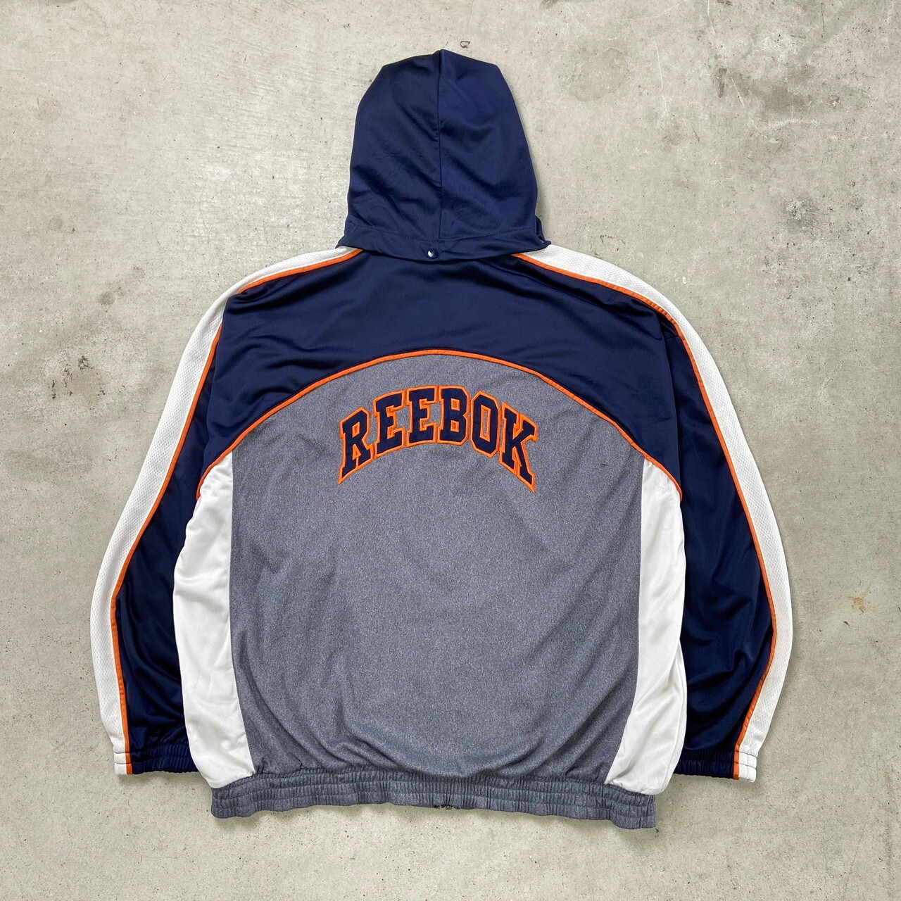 Reebok リーボック ジャージジャケット ロゴ刺繍 メンズXL相当 古着 