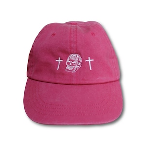RUGBY SKULL Low Cap Pink