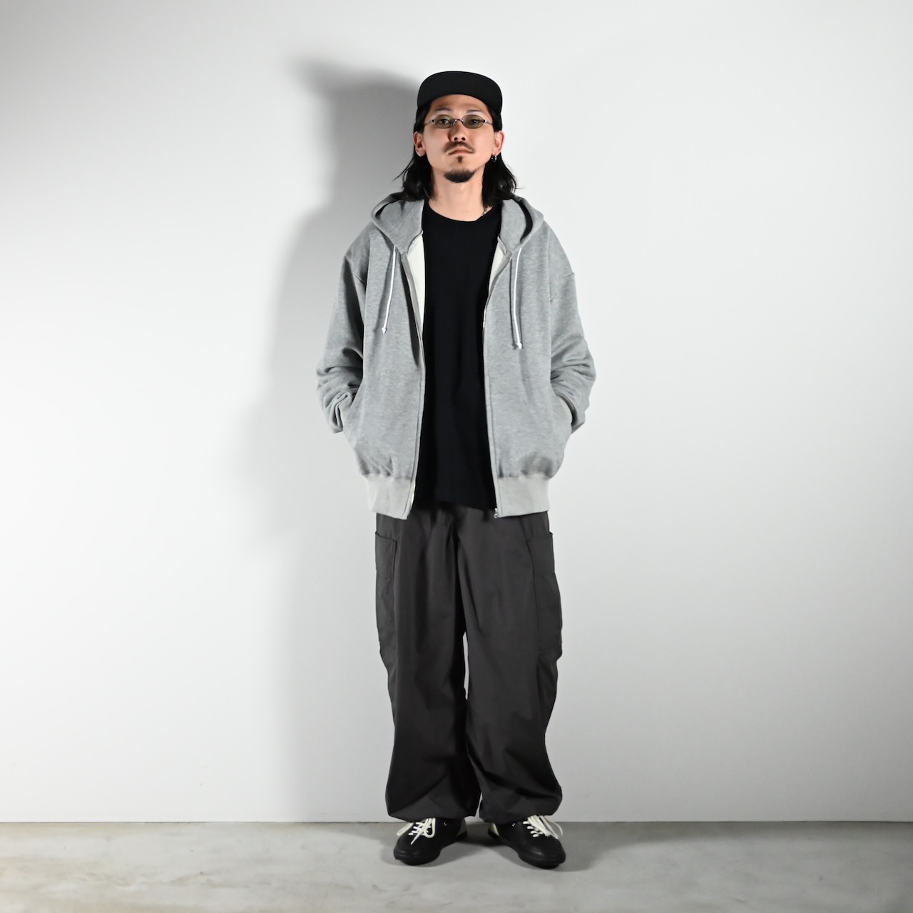product twelve / High Count Wool Ripstop Duffle Coat コーディネート2