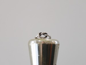 70's silver 925 knot design ring made in  UK.