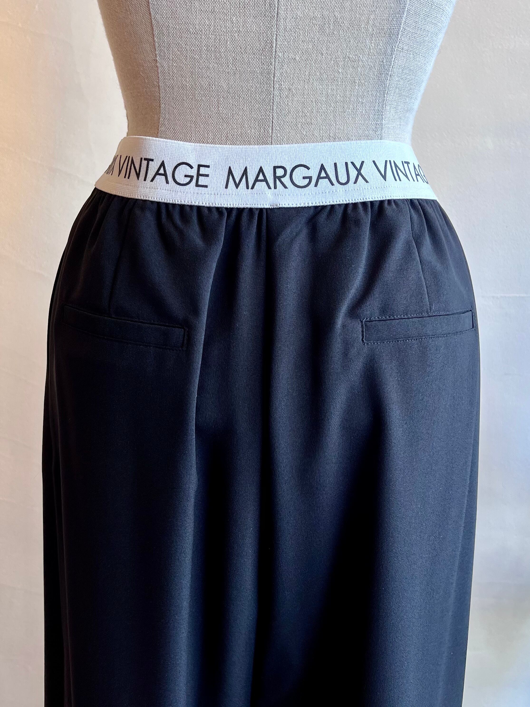 再入荷】MARGAUX VINTAGE / ウエストロゴタックパンツ | anouk