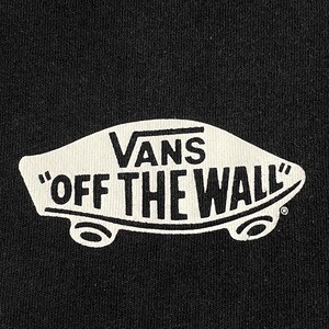 【VANS】ロゴ プリントTシャツ 両面プリント バックプリント ボード スケボー ストリート系 フリーサイズ バンズ VANS OFF THE WALL US古着