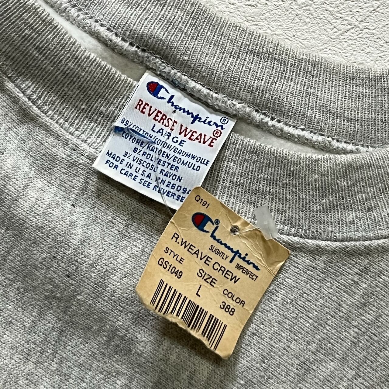 90s USA Champion REVERSE WEAVE Dead stock 無地 スウェット 90s USA Champion REVERSE WEAVE Dead stock 無地 スウェット